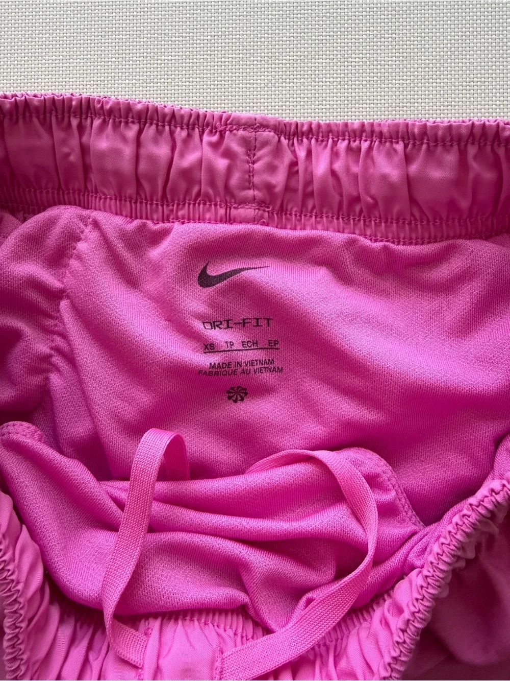 Nike Pink Women's Running Shorts with Reflective Swoosh